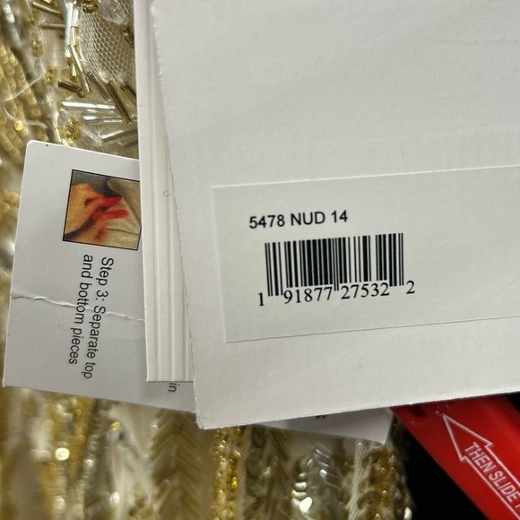 Mac Duggal 5478 NWT Long Beaded Sequin Prom Formal Dress - Picture 9 of 11